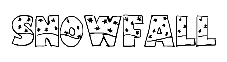 Snowfall  Free Fonts Download