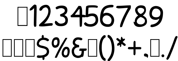 Snowfall Font OTHER CHARS