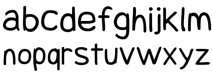 Snowfall Font LOWERCASE
