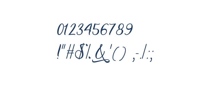 Snowflake Calligraphy Other Characters