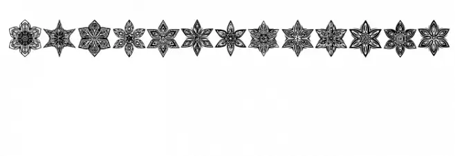 Snowflake Regular Polices MAJUSCULES