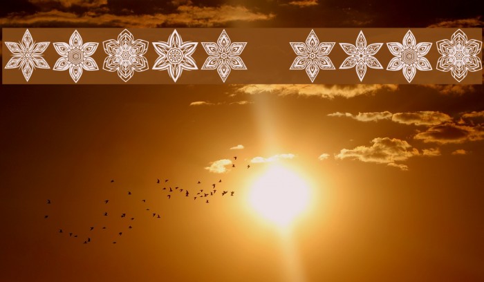 Snowflake Regular Font examples