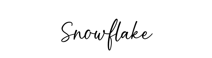 Snowflake  baixar fontes gratis
