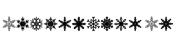 Snowflakes St  フリーフォントのダウンロード