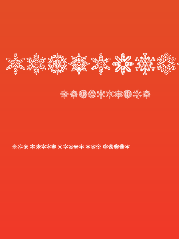 Snowflakes St Poster