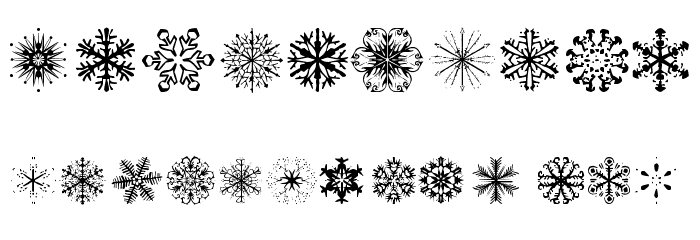 Snowflakes tfb Font OTHER CHARS