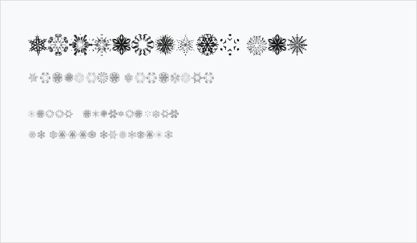 Snowflakes tfb Business Card