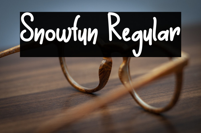 Snowfun Regular Example 1