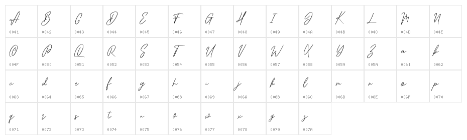 Snowhart Free Character Map