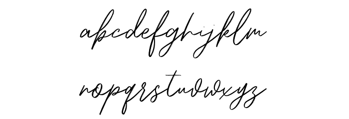 Snowhart Free Font LOWERCASE