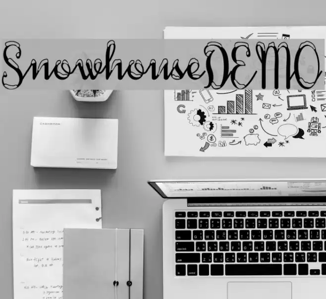 SnowhouseDEMO Font examples