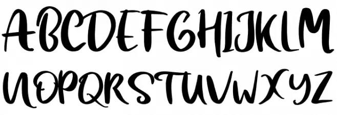 Snowing Personal Use Schriftart Groß