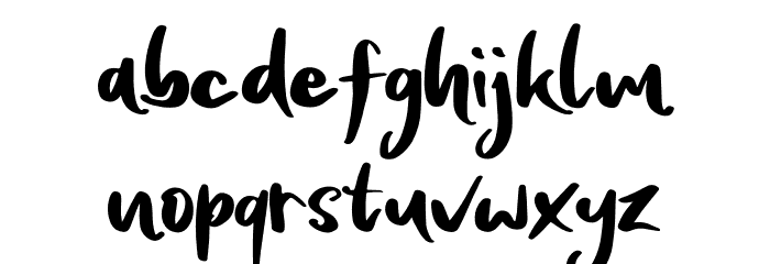 Snowing Personal Use Font LOWERCASE