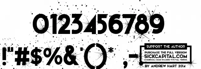 Snowinter Free Font OTHER CHARS