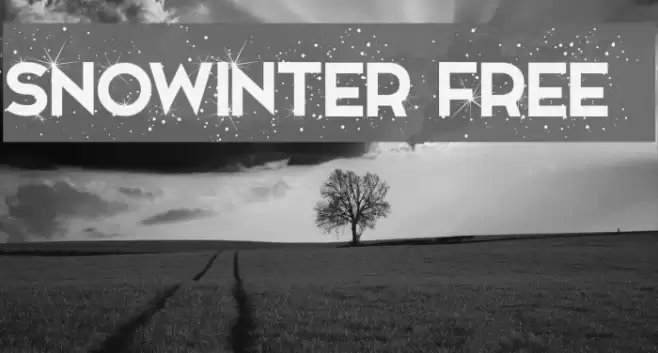 Snowinter Free Font examples