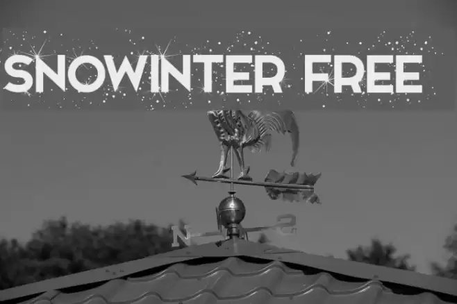 Snowinter Free Font examples