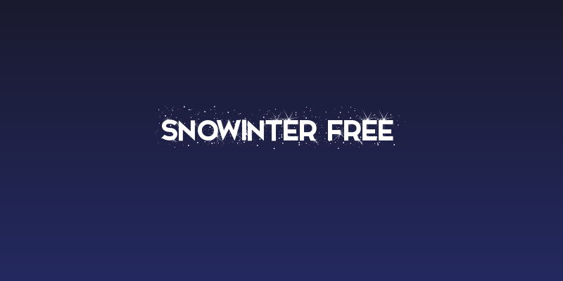 Snowinter Free Social Header