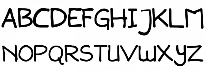 Snowlatte Schriftart Groß