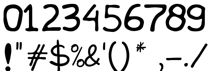Snowlatte Font OTHER CHARS