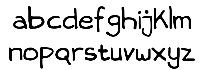 Snowlatte Font LOWERCASE
