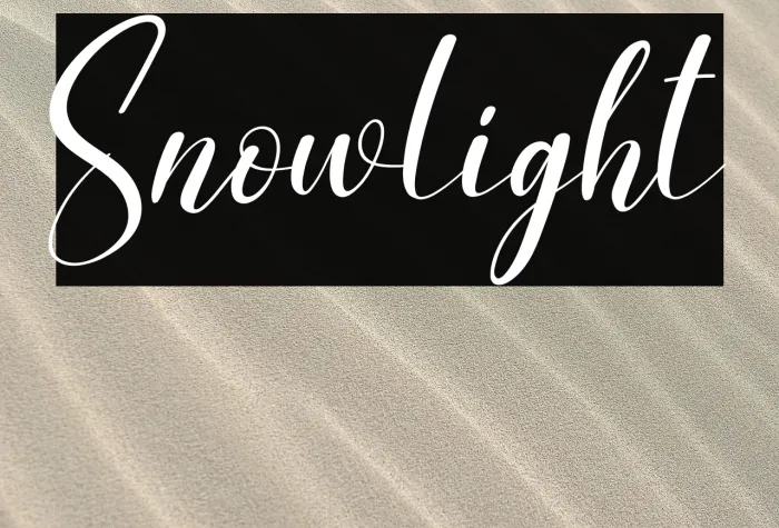 Snowlight Example 3