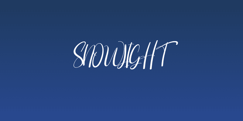 Snowlight Social Header