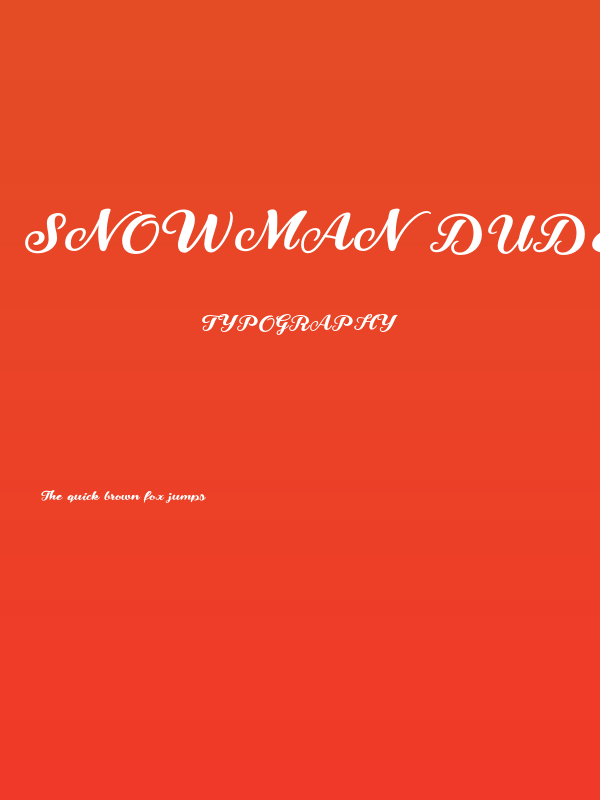 Snowman Dudes Regular Poster