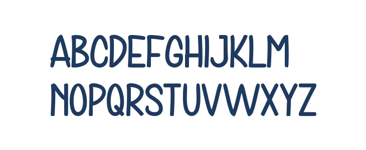 Snowman House Uppercase