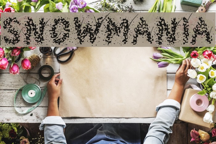 Snowmania Font examples