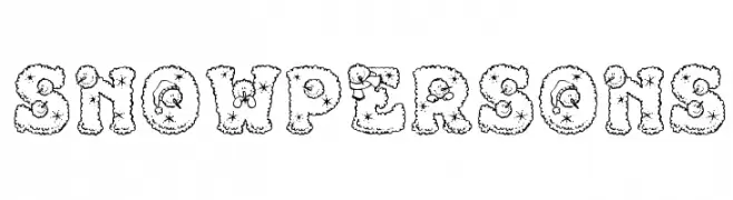 Snowpersons  baixar fontes gratis