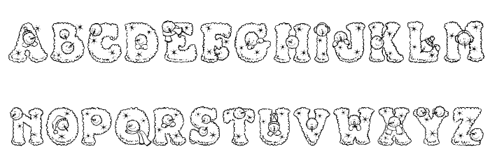 Snowpersons Font OTHER CHARS