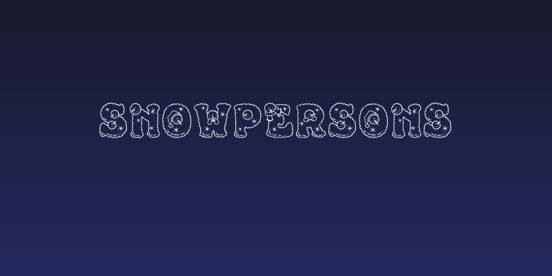 Snowpersons Social Header