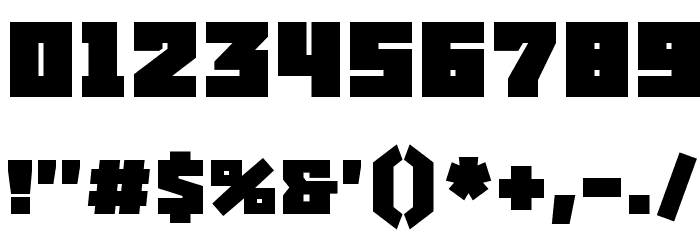 Snowstorm Black Font OTHER CHARS