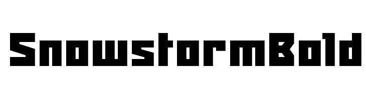 Snowstorm Bold  नि: शुल्क फ़ॉन्ट्स डाउनलोड