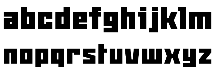 Snowstorm Bold Font LOWERCASE