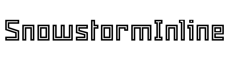Snowstorm Inline  免费字体下载