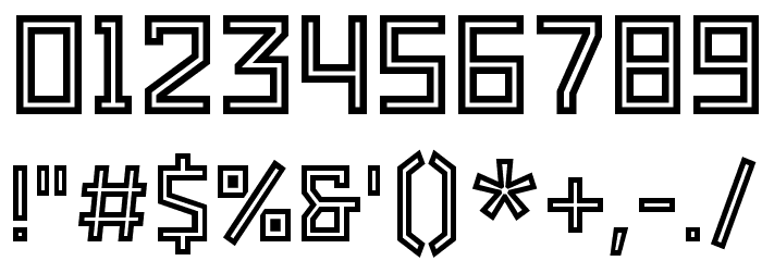 Snowstorm Inline Font OTHER CHARS