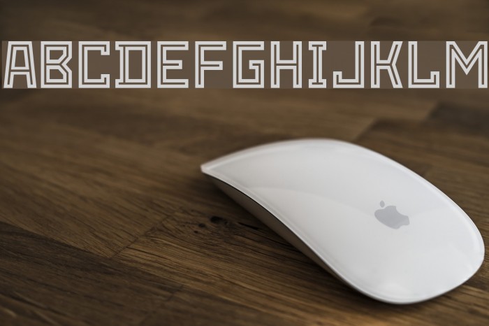 Snowstorm Inline Font examples