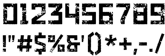 Snowstorm Kraft Font OTHER CHARS