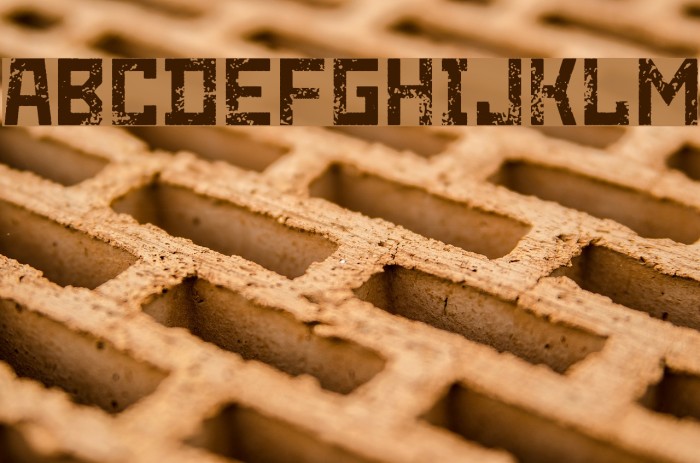 Snowstorm Kraft Font examples