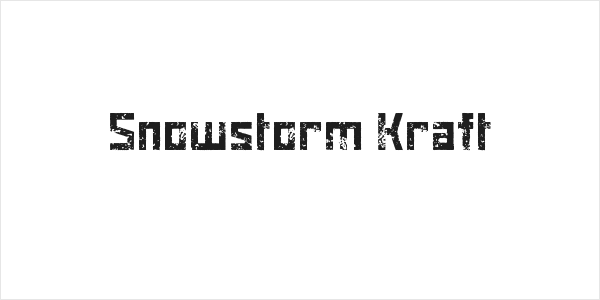 Snowstorm Kraft Logo