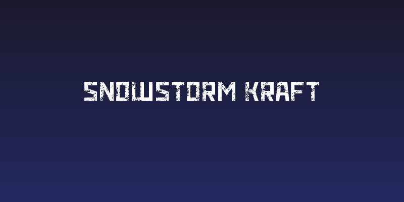 Snowstorm Kraft Social Header