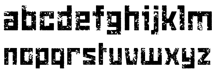 Snowstorm Kraft Font LOWERCASE