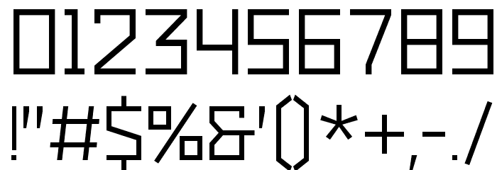 Snowstorm Light Font OTHER CHARS