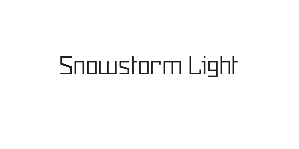 Snowstorm Light Logo