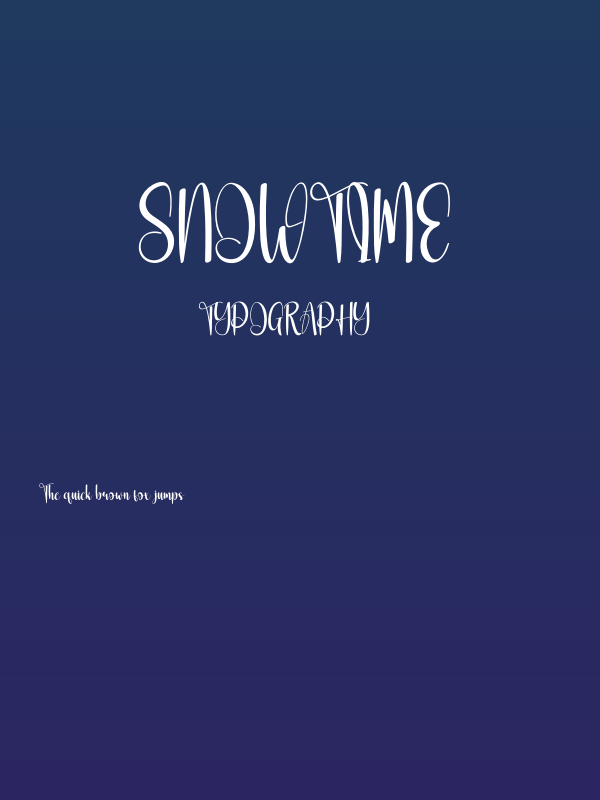 Snowtime Poster