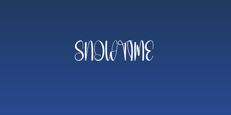 Snowtime Social Header