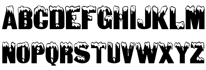 Snowtop Caps Font LOWERCASE