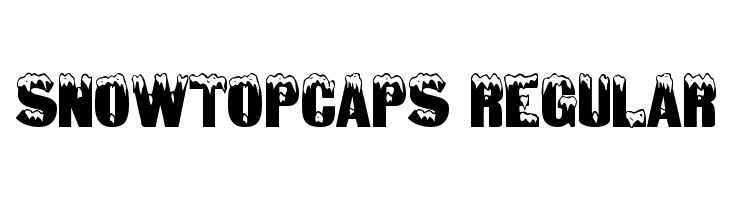 SnowtopCaps Regular Font