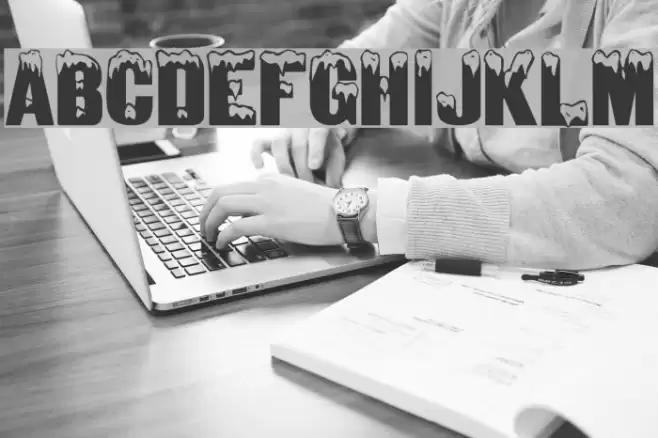 SnowtopCaps Regular Font examples